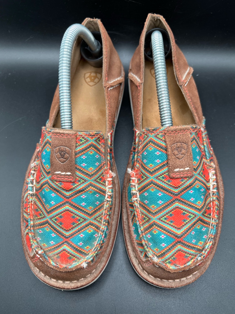 Ariat Ladies Cruiser Shoes Aztec Turquoise Slip On Loafer 10019890 Wmns Sz 7B - Picture 7 of 11